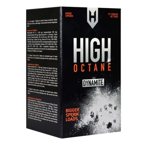 High Octane Dynamite - Suplement dla Panow 60 tabletek, naturalne ekstrakty High Octane Dynamite - Suplement dla Panow 60 tabletek, naturalne ekstrakty
