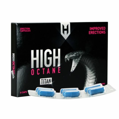 High Octane Titan Erection Caps - kapsułki dla mężczyzn, 6 sztuk High Octane Titan Erection Caps - kapsułki dla mężczyzn, 6 sztuk