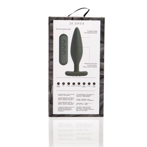 Je Joue Egon Czarny - Plug zdalnie sterowany, silikon medyczny, 135 mm Je Joue Egon Czarny - Plug zdalnie sterowany, silikon medyczny, 135 mm
