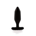 Je Joue Onyx Zatyczka Anatomiczna Czarna z Pilotem, silikon, 117 mm