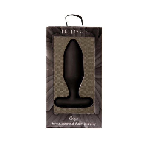 Je Joue Onyx Zatyczka Anatomiczna Czarna z Pilotem, silikon, 117 mm Je Joue Onyx Zatyczka Anatomiczna Czarna z Pilotem, silikon, 117 mm