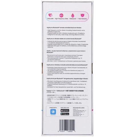 Lovense Hyphy Fioletowy - Dwustronne Urządzenie Intymne Bluetooth Lovense Hyphy Fioletowy - Dwustronne Urządzenie Intymne Bluetooth