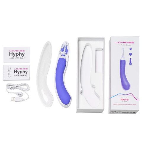 Lovense Hyphy Fioletowy - Dwustronne Urządzenie Intymne Bluetooth Lovense Hyphy Fioletowy - Dwustronne Urządzenie Intymne Bluetooth