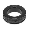 Oxballs Pig-Ring silikonowy pierścień anatomiczny czarny 3,5 cm