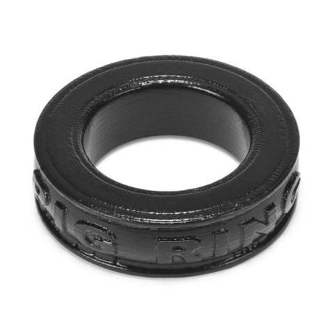 Oxballs Pig-Ring silikonowy pierścień anatomiczny czarny 3,5 cm Oxballs Pig-Ring silikonowy pierścień anatomiczny czarny 3,5 cm