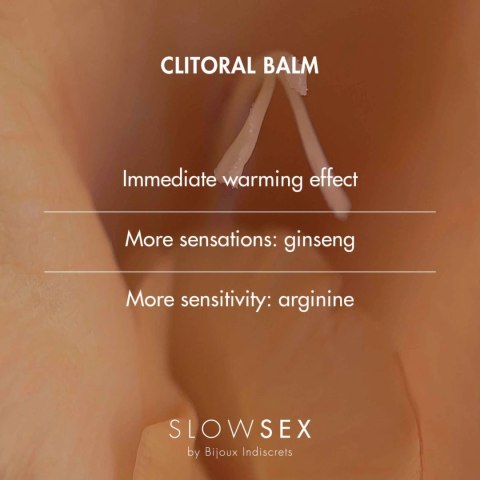 Bijoux Indiscrets Slow Sex Balsam Rozgrzewający do Delikatnych Stref 10 ml Bijoux Indiscrets Slow Sex Balsam Rozgrzewający do Delikatnych Stref 10 ml