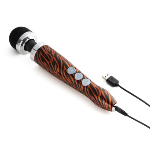 Doxy Die Cast 3R Tiger - bezprzewodowy masażer z głowką silikonową Doxy Die Cast 3R Tiger - bezprzewodowy masażer z głowką silikonową