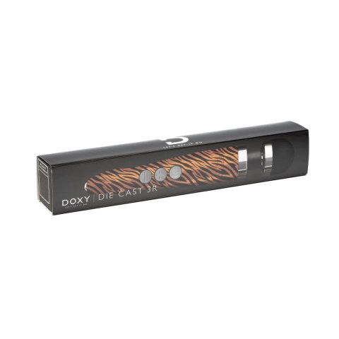 Doxy Die Cast 3R Tiger - bezprzewodowy masażer z głowką silikonową Doxy Die Cast 3R Tiger - bezprzewodowy masażer z głowką silikonową
