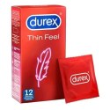 Durex Thin Feel – Ultracienkie Prezerwatywy Lateksowe, 12 sztuk | Więcej Bliskości, Taka Sama Ochrona