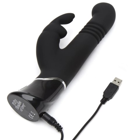 Fifty Shades of Grey Greedy Girl Rabbit G-Spot, pulsacyjny, czarny Fifty Shades of Grey Greedy Girl Rabbit G-Spot, pulsacyjny, czarny