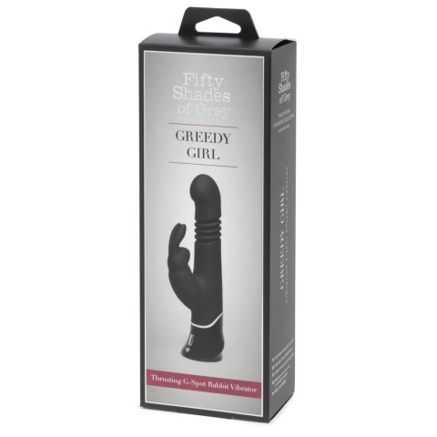 Fifty Shades of Grey Greedy Girl Rabbit G-Spot, pulsacyjny, czarny Fifty Shades of Grey Greedy Girl Rabbit G-Spot, pulsacyjny, czarny