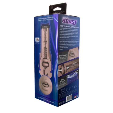 Fleshlight Boost Blow - Model z anatomiczną końcowką Usta, regulacja ssania Fleshlight Boost Blow - Model z anatomiczną końcowką Usta, regulacja ssania