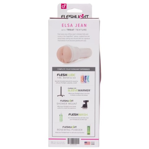 Fleshlight Girls Elsa Jean Treat - model anatomiczny z materiału SuperSkin Fleshlight Girls Elsa Jean Treat - model anatomiczny z materiału SuperSkin