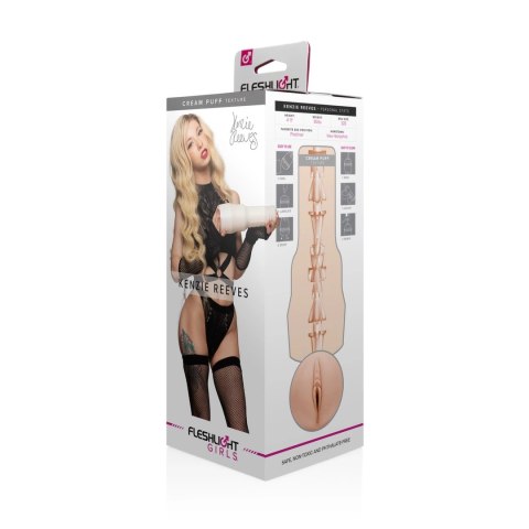 Fleshlight Girls Kenzie Reeves Creampuff anatomiczny model SuperSkin Fleshlight Girls Kenzie Reeves Creampuff anatomiczny model SuperSkin