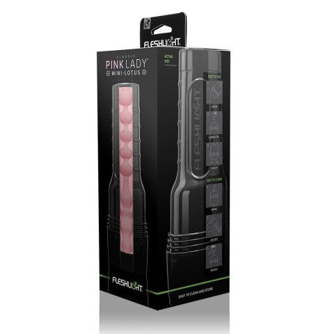 Fleshlight Pink Lady Mini-Lotus maszyna intymna SuperSkin 25 cm Fleshlight Pink Lady Mini-Lotus maszyna intymna SuperSkin 25 cm
