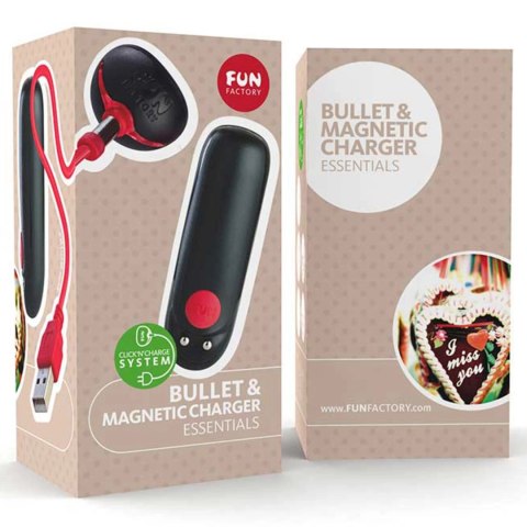 Fun Factory Bullet Black - kompaktowy model wibrujący, czarny, 7.5 cm Fun Factory Bullet Black - kompaktowy model wibrujący, czarny, 7.5 cm