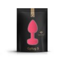 Gvibe Gplug S Neon Rose - ergonomiczny model wibrujący, silikon premium