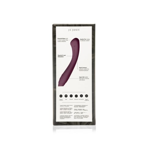 Je Joue Juno Purple - model z 5 trybami i ładowaniem USB, silikon Je Joue Juno Purple - model z 5 trybami i ładowaniem USB, silikon