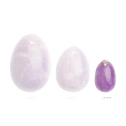 La Gemmes Yoni Egg Pure Amethyst S - naturalny ametyst, rozmiar S
