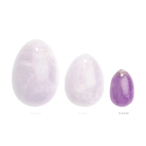 La Gemmes Yoni Egg Pure Amethyst S - naturalny ametyst, rozmiar S La Gemmes Yoni Egg Pure Amethyst S - naturalny ametyst, rozmiar S