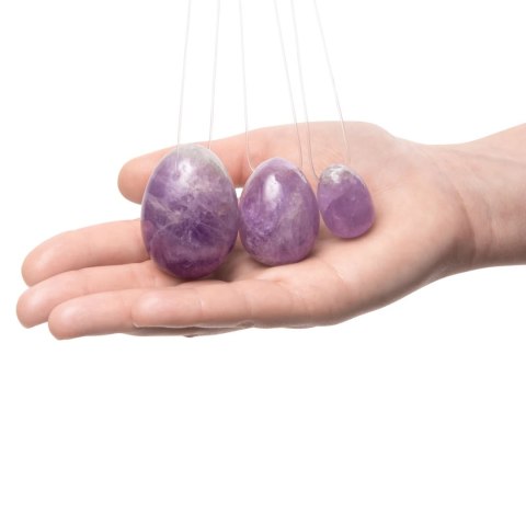 La Gemmes Yoni Egg Pure Amethyst S - naturalny ametyst, rozmiar S La Gemmes Yoni Egg Pure Amethyst S - naturalny ametyst, rozmiar S