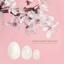 La Gemmes Yoni Egg Set Clear Quartz - Naturalny zestaw 3 rozmiarow