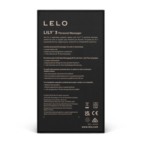 Lelo Lily 3 Polar Green - kompaktowy masażer z 10 trybami pracy Lelo Lily 3 Polar Green - kompaktowy masażer z 10 trybami pracy