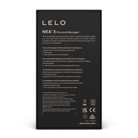 Lelo Nea 3 Alien Blue - kompaktowy masażer wodoodporny 10 trybow Lelo Nea 3 Alien Blue - kompaktowy masażer wodoodporny 10 trybow