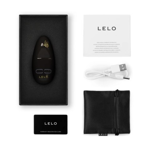 Lelo Nea 3 Pitch Black - kompaktowy masażer, 10 trybow, wodoodporny Lelo Nea 3 Pitch Black - kompaktowy masażer, 10 trybow, wodoodporny