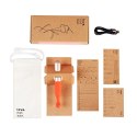 Love Not War Meile Orange - precyzyjny model punktowy, 16 cm, USB