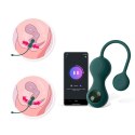 Magic Motion Crystal Duo - Zestaw trenażerow Kegla z ciężarkami, rożowy