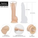 Naked Addiction Rotating Vibrating 20 cm Vanilla silikonowa maszyna intymna