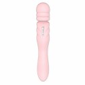 Nalone Jane Light Pink - dwustronny wibrator silikonowy 23 cm USB