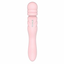 Nalone Jane Light Pink - dwustronny wibrator silikonowy 23 cm USB