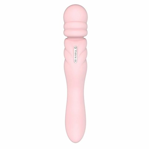 Nalone Jane Light Pink - dwustronny wibrator silikonowy 23 cm USB Nalone Jane Light Pink - dwustronny wibrator silikonowy 23 cm USB