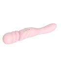 Nalone Jane Light Pink - dwustronny wibrator silikonowy 23 cm USB