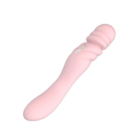 Nalone Jane Light Pink - dwustronny wibrator silikonowy 23 cm USB Nalone Jane Light Pink - dwustronny wibrator silikonowy 23 cm USB
