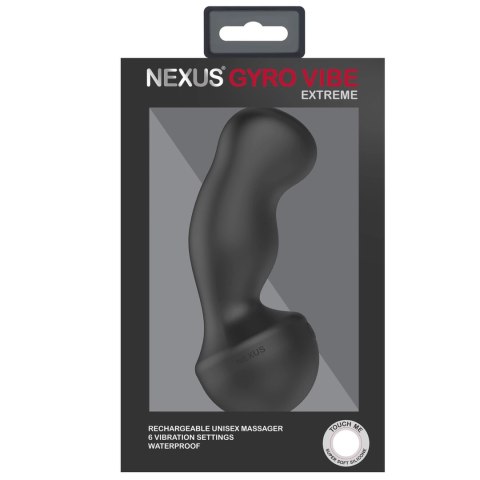 Nexus Gyro Vibe Extreme - masażer punktowy, dwa silniki, silikon, 18 cm Nexus Gyro Vibe Extreme - masażer punktowy, dwa silniki, silikon, 18 cm