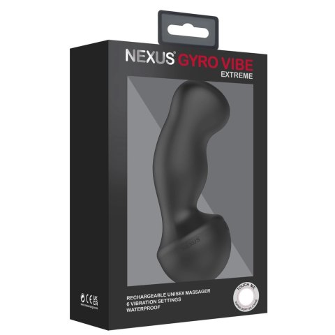 Nexus Gyro Vibe Extreme - masażer punktowy, dwa silniki, silikon, 18 cm Nexus Gyro Vibe Extreme - masażer punktowy, dwa silniki, silikon, 18 cm