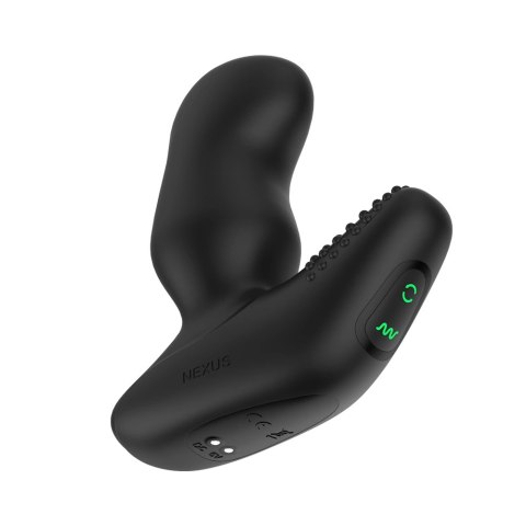 Nexus Revo Extreme masażer anatomiczny z pilotem, silikonowy, czarny Nexus Revo Extreme masażer anatomiczny z pilotem, silikonowy, czarny