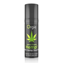 Orgie Hemp! Intense Żel stymulujący z olejem konopnym 15 ml