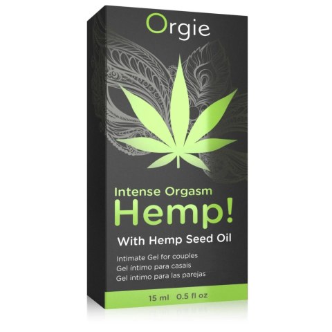 Orgie Hemp! Intense Żel stymulujący z olejem konopnym 15 ml Orgie Hemp! Intense Żel stymulujący z olejem konopnym 15 ml