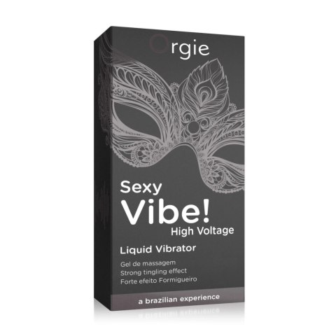 Orgie Sexy Vibe High Voltage Liquid Żel stymulujący 15 ml Orgie Sexy Vibe High Voltage Liquid Żel stymulujący 15 ml