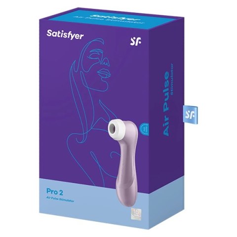 Satisfyer Pro 2 Air Pulse Violet - masażer powietrzny, 11 trybow, wodoodporny Satisfyer Pro 2 Air Pulse Violet - masażer powietrzny, 11 trybow, wodoodporny