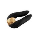Shunga Aiko Black - masażer z dwoma silnikami, 10 trybow, silikon