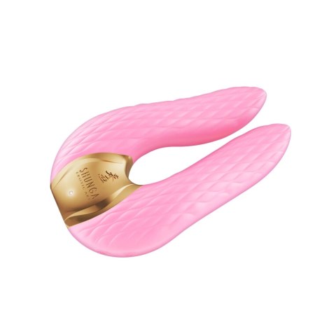Shunga Aiko Light Pink masażer z podwojnym silnikiem 10 trybow Shunga Aiko Light Pink masażer z podwojnym silnikiem 10 trybow
