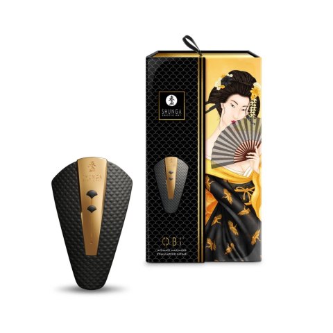 Shunga Obi Black masażer precyzyjny, ergonomiczny, silikonowy 11,5 cm Shunga Obi Black masażer precyzyjny, ergonomiczny, silikonowy 11,5 cm