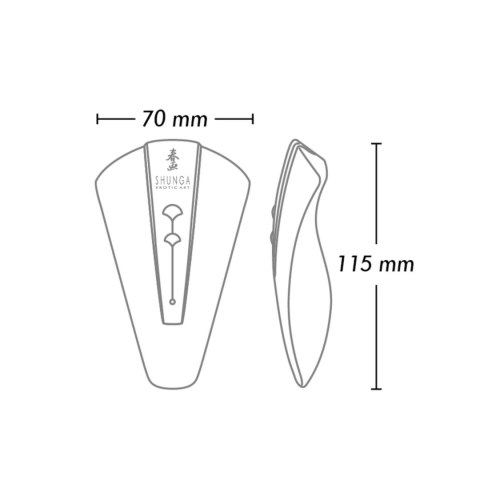 Shunga Obi Black masażer precyzyjny, ergonomiczny, silikonowy 11,5 cm Shunga Obi Black masażer precyzyjny, ergonomiczny, silikonowy 11,5 cm