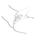 Shunga Obi Light Pink masażer anatomiczny silikonowy 11,5x7x3cm