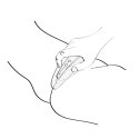 Shunga Obi Purple - masażer intymny, fioletowy, ergonomiczny 11,5 cm